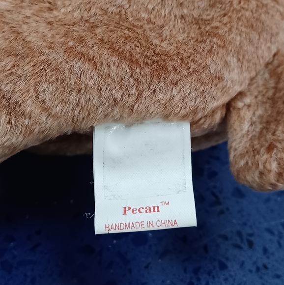 -Ty Beanie Baby - PECAN THE BEAR Beanbag Sitting Plush [Toy] - Picture 6 of 7